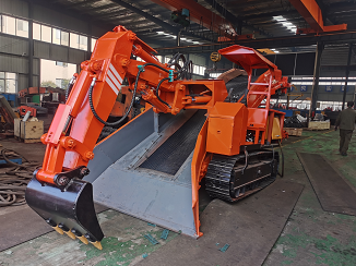 荊州的客戶預定的扒渣機準備出發啦